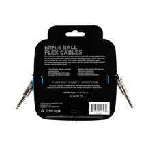 Ernie Ball P06412 FLEX Instrument Cable 10 Ft, Blue
