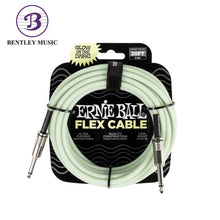 Ernie Ball P06437 FLEX Instrument Cable 20 Ft, Glow in Dark