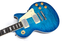 Smiger L-G9-P1 Les Paul Blue QM Electric Guitar