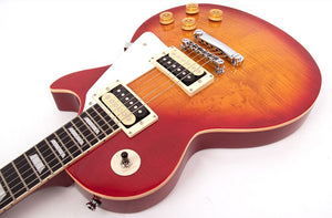 Smiger L-G9-P1 Les Paul Cherry Sunburst QM Electric Guitar