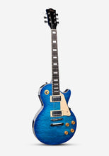 Smiger L-G9-P1 Les Paul Blue QM Electric Guitar