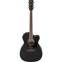 Ibanez PC14MHCE-WK Performance Series Acoustic Electric Guitar, Weathered Black Open Pore