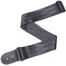 D'Addario 50SB00 SeatBelt Guitar Strap, Black