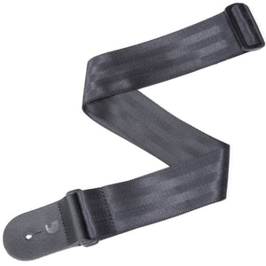 D'Addario 50SB00 SeatBelt Guitar Strap, Black