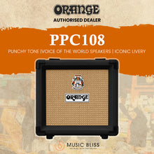 Orange PPC108 20-watt 1x8 Speaker Cabinet - Black