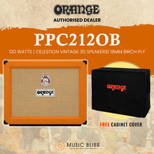 Orange PPC212-OB 120-watt 2x12 Open-back Speaker Cabinet 16-ohm w/ Free Cover