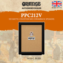 Orange PPC212 V 120-watt 2x12" Vertical Cabinet - Black [Made in UK]