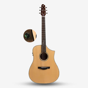 Covenant Guitar PRAISE DV-CE 41 inch Acoustic Guitar with M31A w/ Reverb, Chorus, and Delay Effect (Build in Speaker)