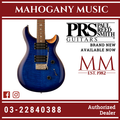 PRS SE Custom 24-08 Electric Guitar w/Bag, Faded Blue