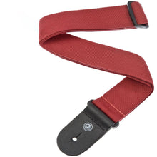 D'Addario PWS101 Polypropylene Guitar Strap, Red