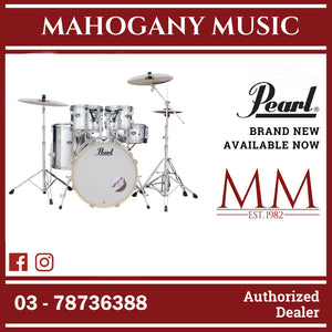 Pearl EXX725SP/C-49 Export EXX Series 5-Piece Drum Set, Mirror Chrome