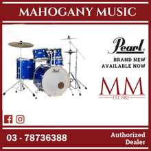 Pearl EXX725SP/C-717 Export EXX Series 5-Piece Drum Set, High Voltage Blue