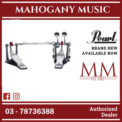 Pearl P1032R Eliminator Solo Series Chain Drive Double Pedal, Red