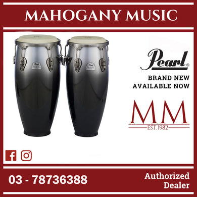Pearl PWC202DX-523 Primero Pro Series 10″ & 11″ Congas, Carbon Vapor