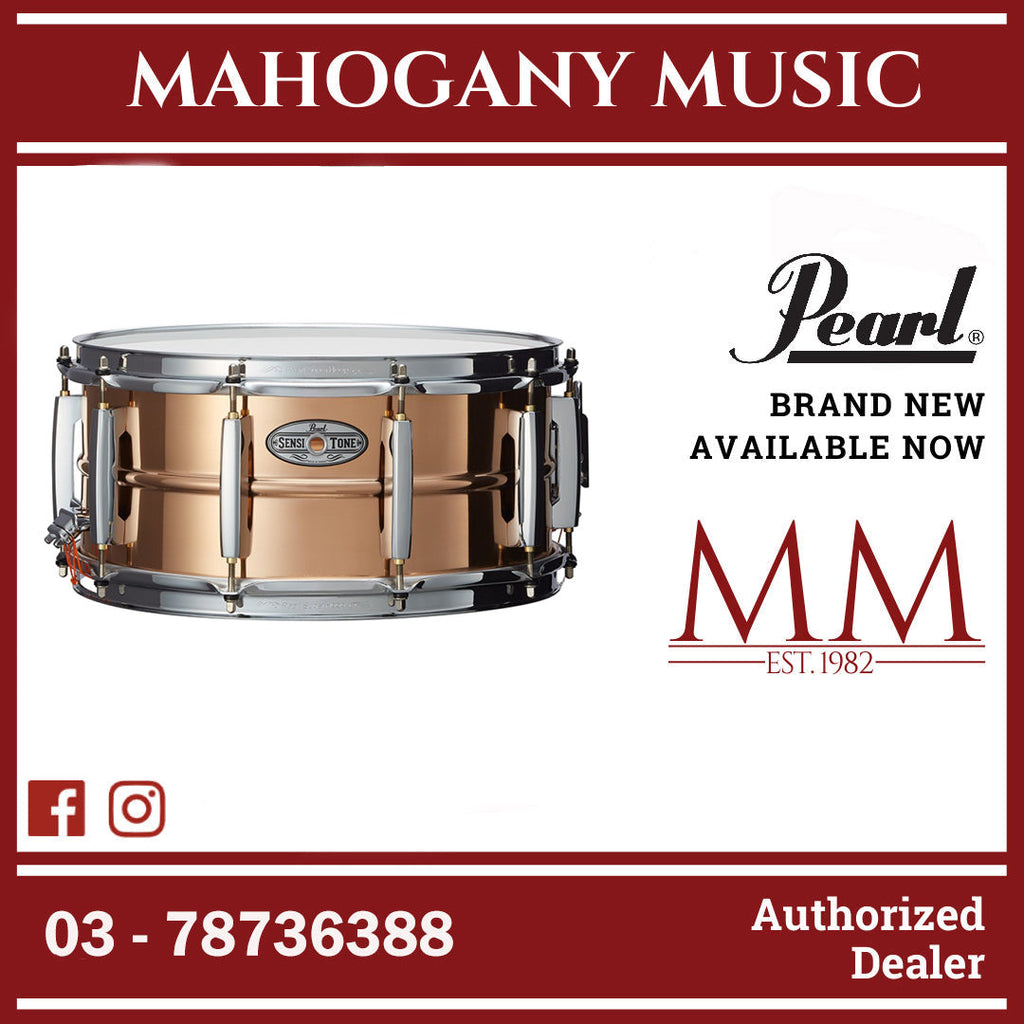 Pearl sensitone phosphor bronze snare on sale