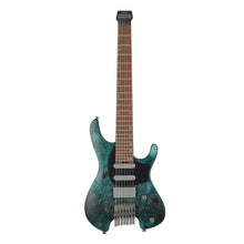 Ibanez Q547PB-COL Q Series Headless 7-String Electric Guitar, Cosmic Blue Low Gloss