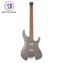 Ibanez QX52-MGM Q Series Headless Electric Guitar w/Bag, Metallic Gray Matte