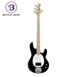 Sterling RAY2-BK StingRay Intro Series Electric Bass, Black
