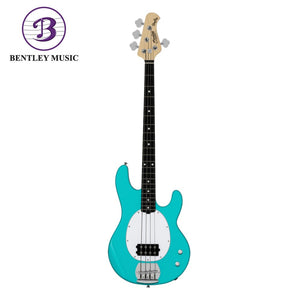Sterling RAY2-ELB StingRay Intro Series Electric Bass, Electric Blue