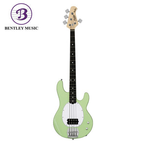 Sterling RAY2-MTG StingRay Intro Series Electric Bass, Misty Green