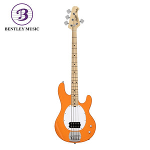 Sterling RAY2-SRO StingRay Intro Series Electric Bass, Sunrise Orange