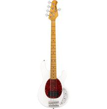 Sterling RAY25CA-OWH StingRay Ray25CA Series 5 String Electric Bass Guitar, Olympic White