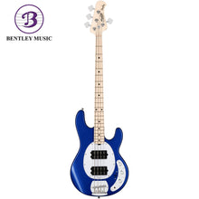 Sterling RAY4HH-COB-M1 StingRay Ray4HH Series Electric Bass, Cobra Blue