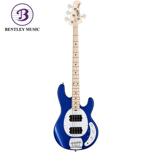 Sterling RAY4HH-COB-M1 StingRay Ray4HH Series Electric Bass, Cobra Blue
