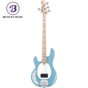 Sterling RAY4LH-CHB-M1 StingRay Ray4 Series Left Handed Electric Bass, Chopper Blue