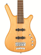 [PREORDER] Warwick RockBass Corvette Basic 5-String Bass Guitar, Natural Transparent Satin