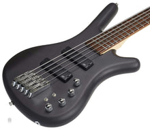 [PREORDER] Warwick RockBass Corvette Multiscale 5-String Bass Guitar, Solid Black Satin