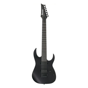 Ibanez RGIXL7-BKF RG Series 7-Strings Electric Guitar, Black Flat