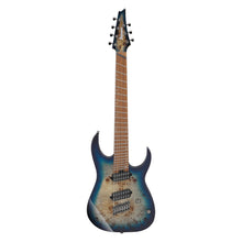 Ibanez RGMS7PB-CBS RG Series 7 Strings Electric Guitar, Cosmic Blue Starburst