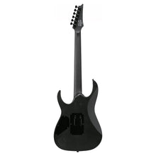 Ibanez RGRB620-BKF RG Iron Label Series Reverse Headstock Electric Guitar, Black Flat