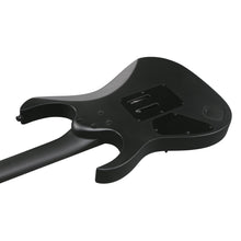 Ibanez RGRB620-BKF RG Iron Label Series Reverse Headstock Electric Guitar, Black Flat