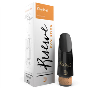 D'Addario MCE-EV10E Reserve Evolution Bb Clarinet Mouthpiece, Medium-Long Facing, European Pitch