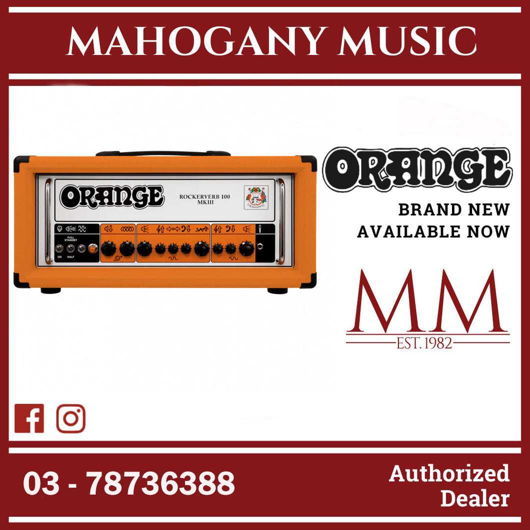 Orange Rockerverb 100 MKIII - 100-watt 2-channel Tube Head [Made in UK]