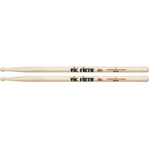 Vic Firth ROCK American Classic Series Drumsticks,  Wood Tip
