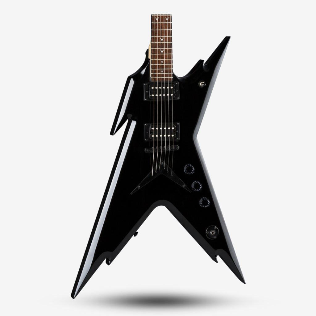 Dean Razorback X Electric Guitar – Classic Black – Mahogany Music