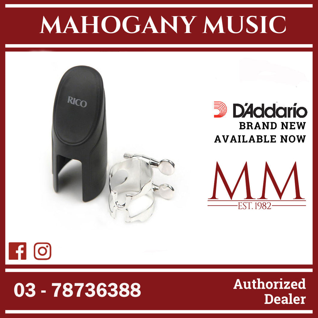 Rico by D’Addario H-Ligature & Cap, Eb Clarinet, Silver-plated
