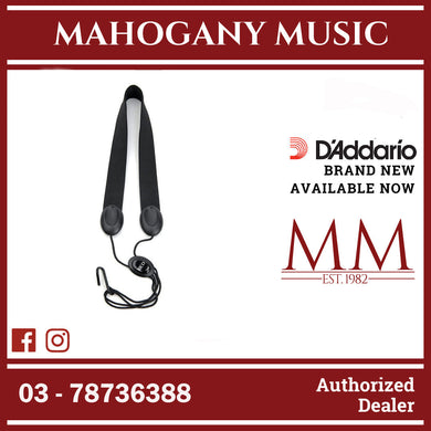 Rico by D’Addario SLA11 Tenor/Baritone Saxophone Strap Black Nylon