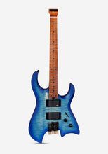 Luxars Headless S-G63-SBL Satin Blue Electric Guitar