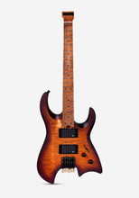 Luxars Headless S-G63-SHB Satin Honey Burst Electric Guitar
