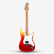 SQOE SEIB900 HSS Roasted Maple Series Electric Guitar with Tremolo ( SEIB / SEIB-900 ) Tequila Sunrise Surf