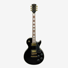 SQOE SELP300 Custom Les Paul HH Electric Guitar with Rosewood Fretboard ( SELP-300 / SELP 300 ) Black