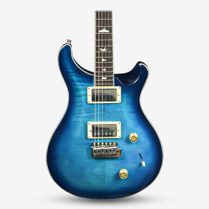 SQOE SEPRS900 HH, Electric Guitar Mahogany with Flame Maple Top - ( SEPRS-900 / SEPRS 900 ) Blue (A)
