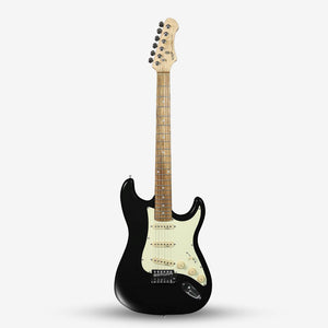 SQOE SEST200 Stratocaster Body SSS Vintage Electric Guitar ( SEST / SEST-200 / ST / ST-200 ) Black