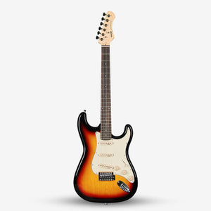 SQOE SEST200 Stratocaster Body SSS Vintage Electric Guitar ( SEST / SEST-200 / ST / ST-200 ) Sunburst