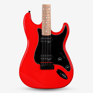 SQOE SEST210 Super Stratocaster Body HH Electric Guitar Rosewood Fretboard ( SEST / SEST-210 / ST ) Red
