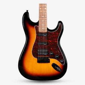 SQOE SEST230 Super Stratocaster Body HSS Electric Guitar Rosewood Fretboard ( SEST / SEST-230 / ST ) Sunburst